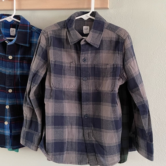Lot of fall flannels and thermal, Gap, Cat & Jack - Picture 3 of 9